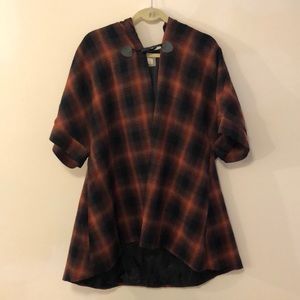 Forever 21 Fall Poncho with Hood